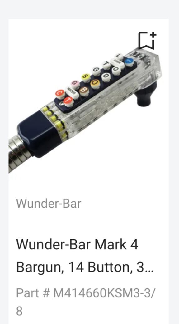 Wunder Bar Mark 4 Bargun 14 Button