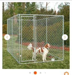 ✨️ 6 ft. H x 6 ft. W x 10 ft. Long Outdoor Chain Link Galvanized Steel Dog Kennel #4103