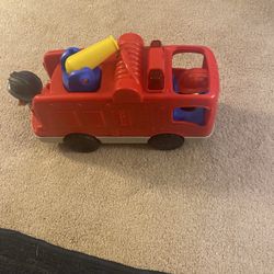 Fisher Price Little People Helping Others Fire Truck Toy