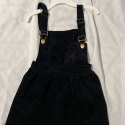 Navy Blue Overalls Dress Gold Buckles Size 2 -3 T Zip Code 92020