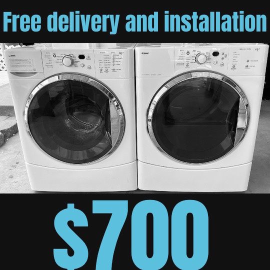 Kenmore Stackable Washer And Gas Dryer 