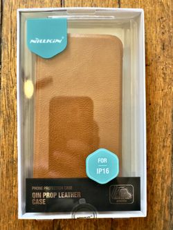 Original Nillkin Qin Pro Leather Wallet Case for iPhone 16 (Brand New)
