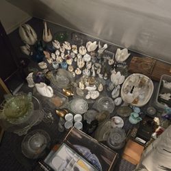 Collectable Figurines, China, And Silverware 
