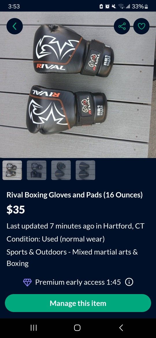 Rival And Rdx Boxing Mitts