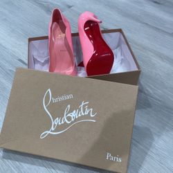 Christian Louboutin Hot Chick 100 bubblegum pink size 37.5
