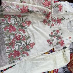 Beautiful  White Dress Loan Suit 