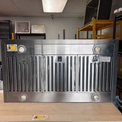 New Brano Voice Control 36" 900 CFM Convertible Insert Range Hood in Stainless Steel w/LED Light