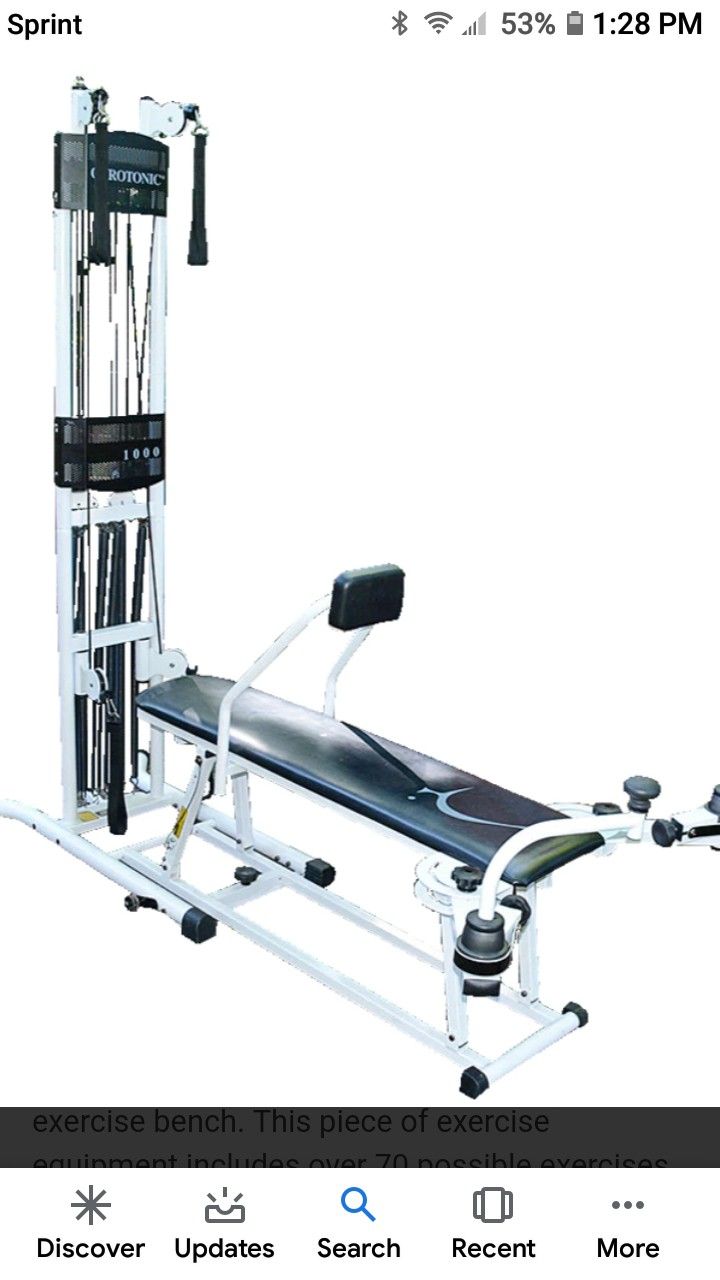 GYROTONIC TRANSFORMER 1000 HOME GYM (new in box)