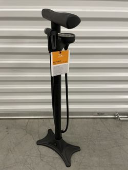 Serfas FP-T3 Air Force Tier Three Bike Floor Pump Black/Black  New