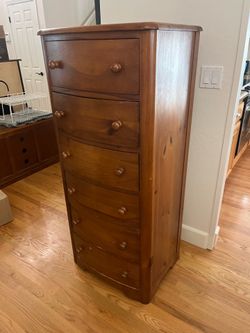 Solid Wood Six Drawer Cabinet