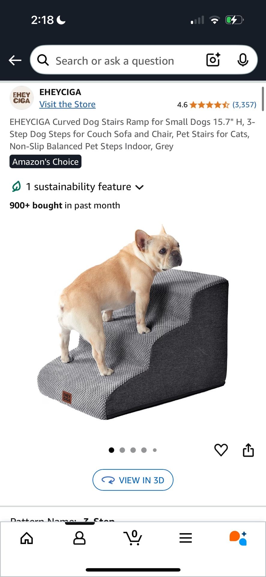Plush Dog Stairs