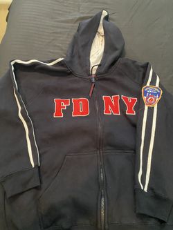 Men’s  Zip Up FDNY hoodie 