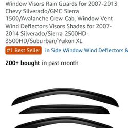 Window Visors Rian Guards 2007-2013