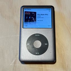 iPod Classic Model:A1238 Blk 7thGen 160GB Teated Ok Batt 3-5hr w/12134-Song-Char