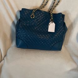 Joan Rivers  Faux Leather Bag