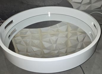Round Ottoman Tray