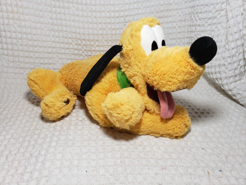 Disney fuzzy plush Pluto 15" 