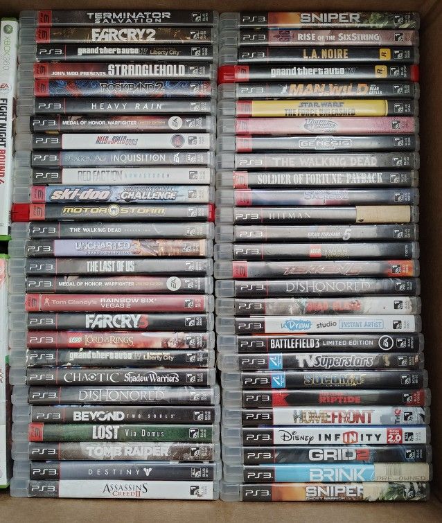 54 Sony PlayStation 3 PS3 Games Lot
