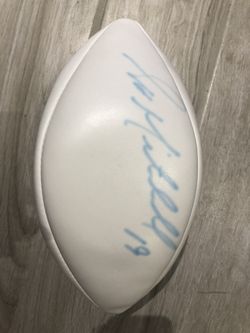 Scott Mitchell Detroit Lions Autographed Football