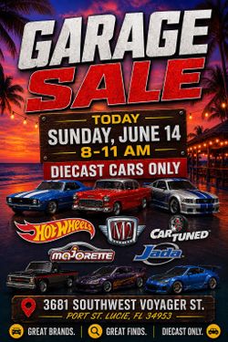 Diecast garage sale
