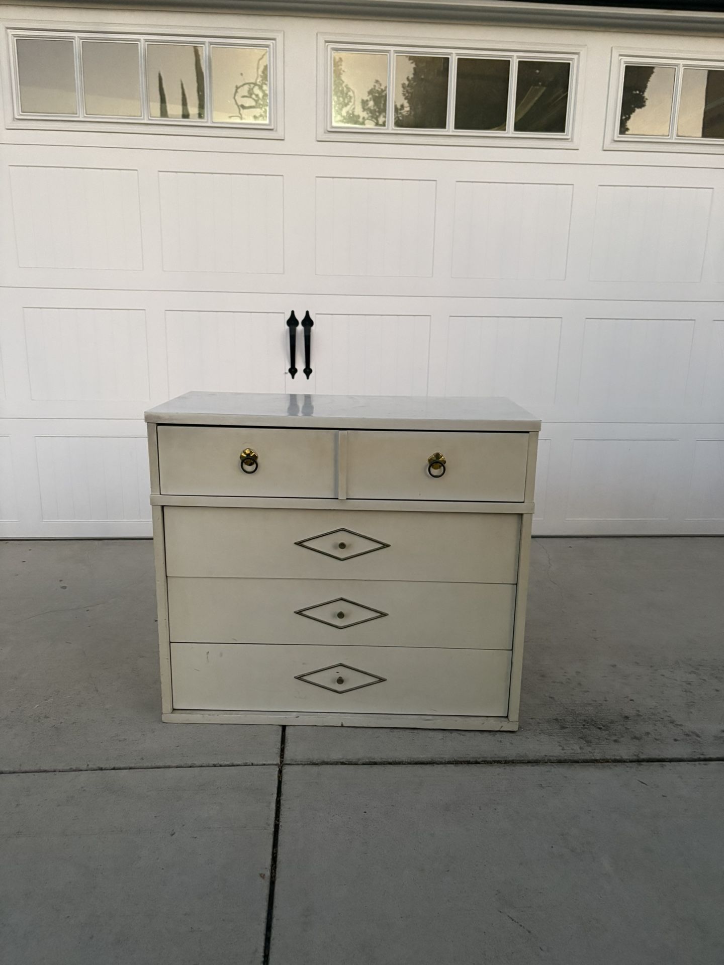 MCM White Dresser 