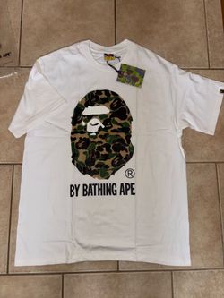 White camo bape tee