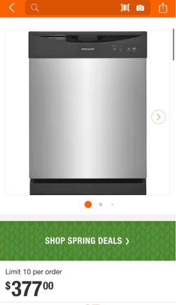 Frigidaire 24 in. Front Control Smart Built-In Tall Tub 62 dBA Dishwasher in Stainless Steel