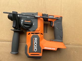 Used - Retail $269 - R86712 - RIDGID 18V Brushless Cordless 1 in. SDS-Plus Rotary Hammer (Tool Only) - SOLD AS IS Description: Retail Price: $269 + t