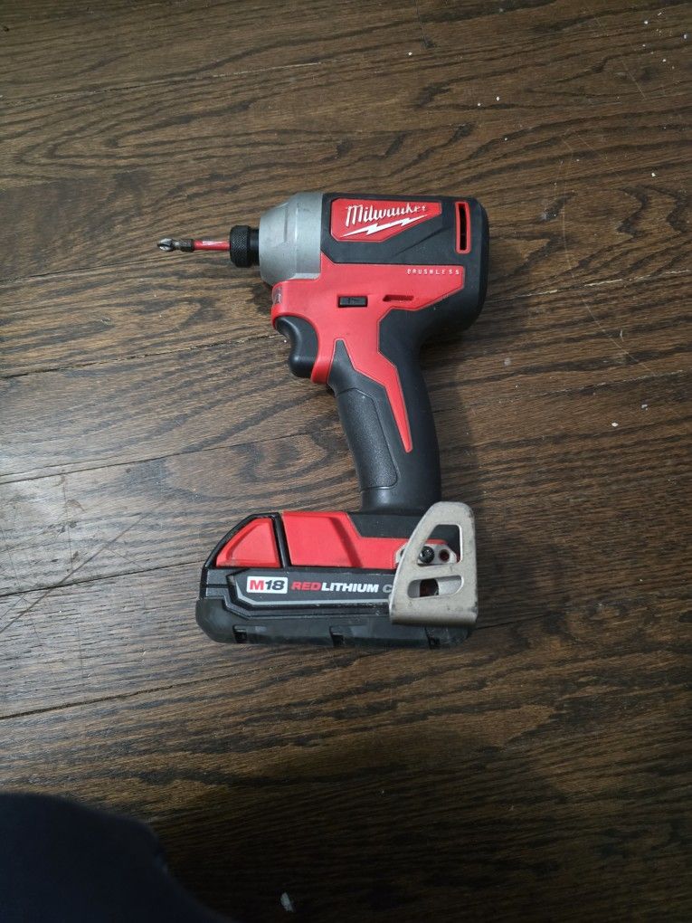 Miluwakee Brushless 1/4 Hex Impact Drill