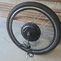 Bike tires and electric rim 26 inch electric rim and tire !