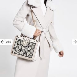 Riverisland Snake Embossed Tote Bag 