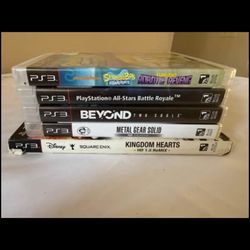 “PS3 Action Pack: 5 Games (Kingdom Hearts, Metal Gear) - $100