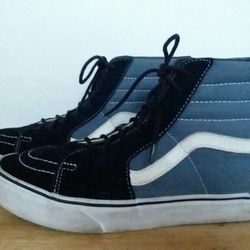Vans Skate Sk8-Hi Shoes - Size 9 1/2 Womens/8 Mens