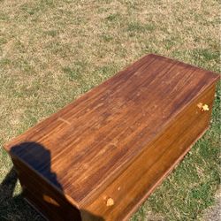 Wooden chest