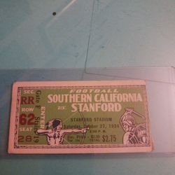 1934 SOUTHERN CALIFORNIA VS STANFORD