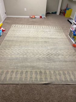 8ft x 10ft beige area rug