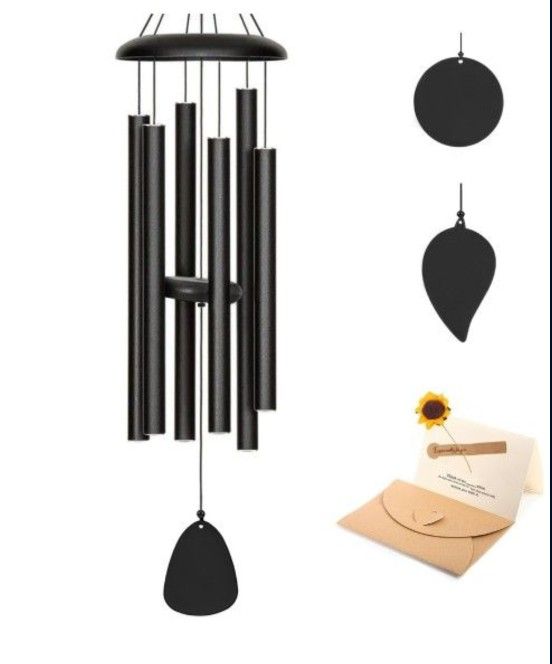 Wind Chimes black new