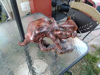Chinese Root Carving  Bull