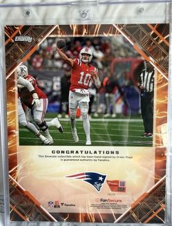FANATICS DRAKE MAYE SIGNED EMANATE ORANGE 08/25