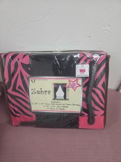RT Designer's Collection Zebra Curtain Panel Set