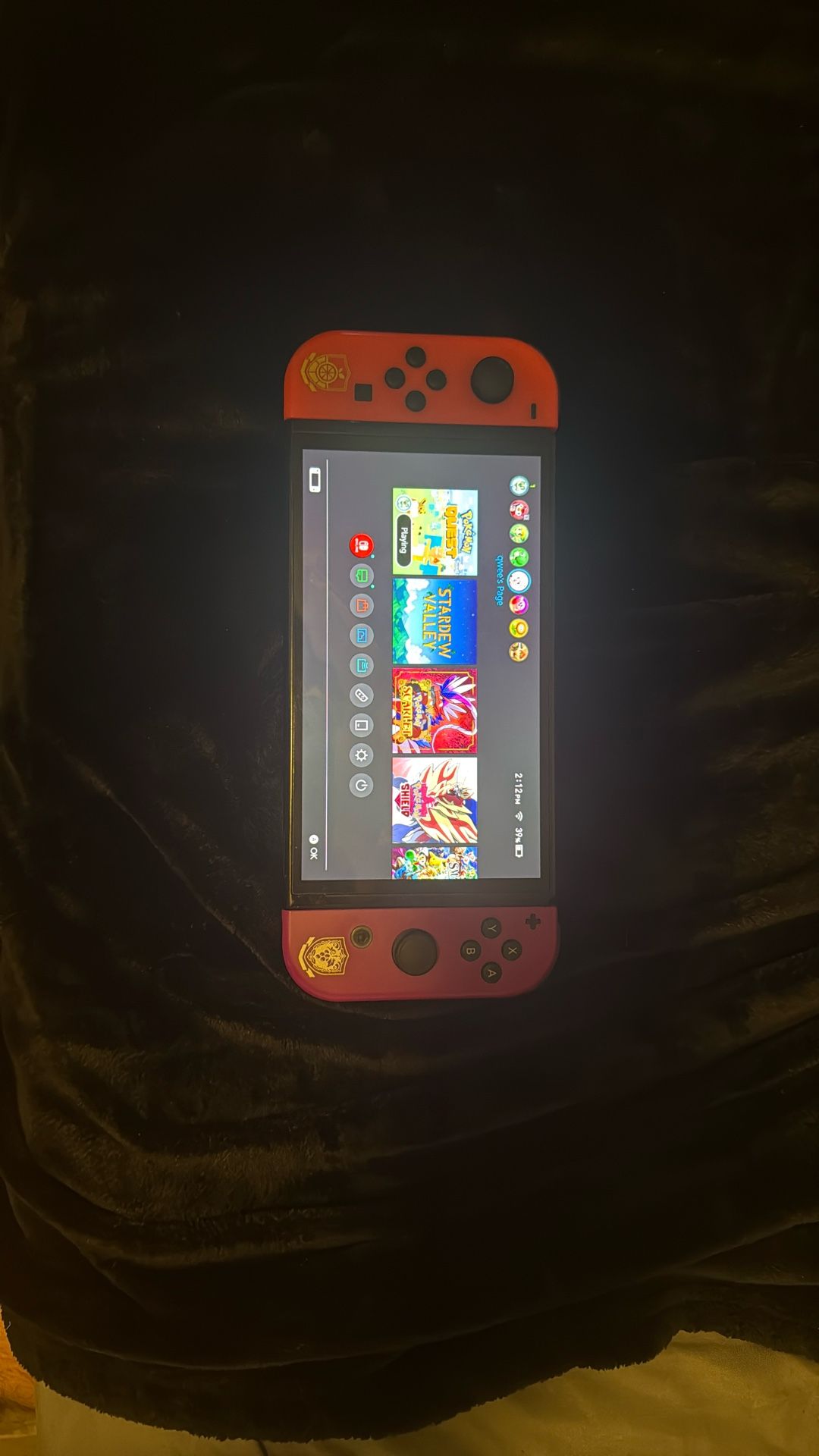 Nintendo Switch Oled Pokemon Edition WITH 128GB SD Card