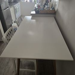 Ikea Dinning Table With Two Chairs