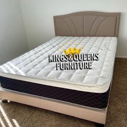 New Queen Bed Frame with Matress 