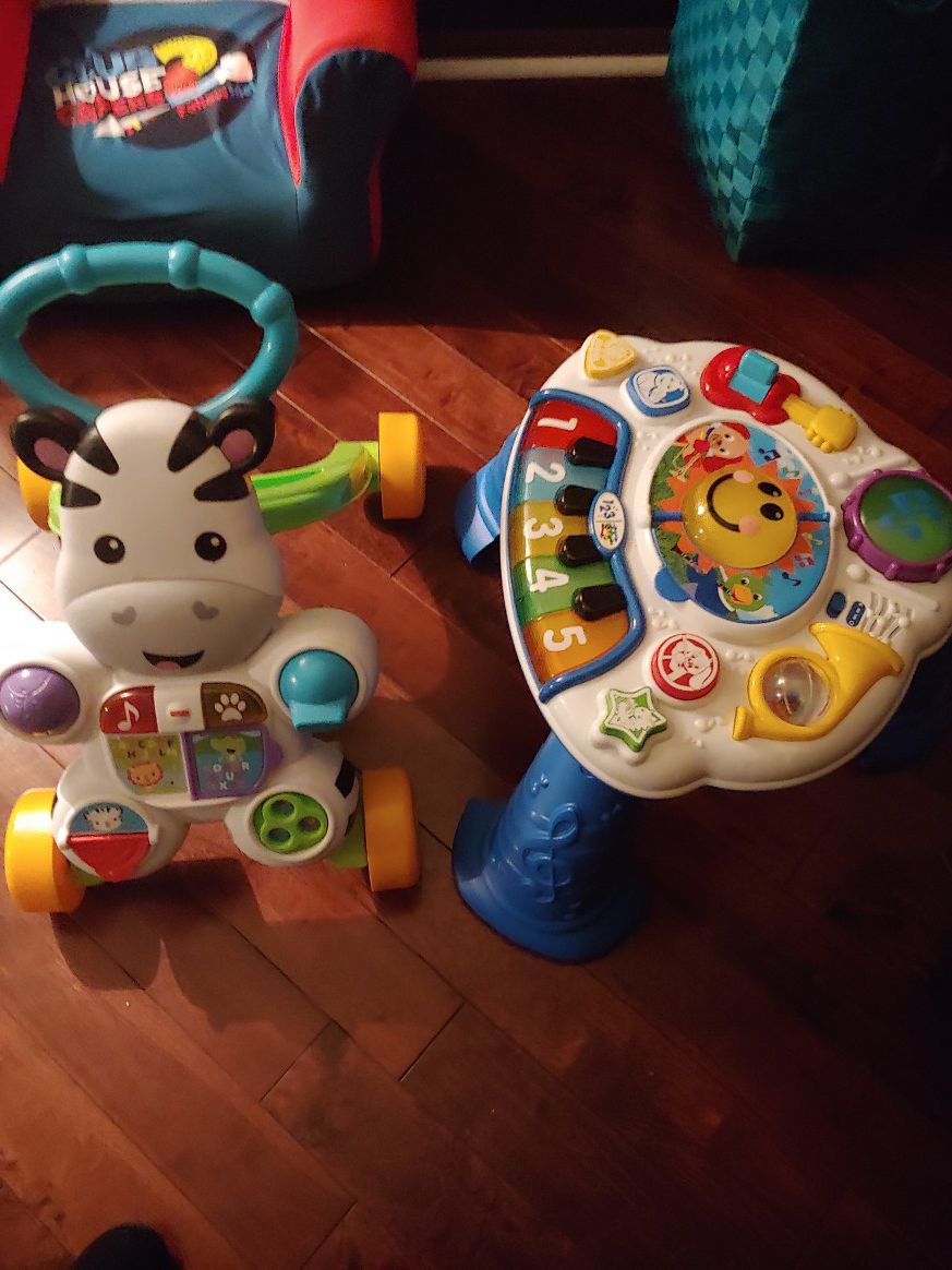 Vtech walker and musical table