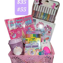 Tween Unicorn Easter Gift Basket 