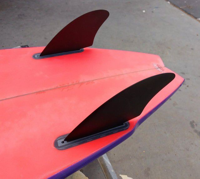 TERRAMAR SURFCO K2 GLASS FLEX TWIN SURFBOARD FINS