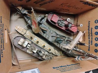 Model ships.     (read description)