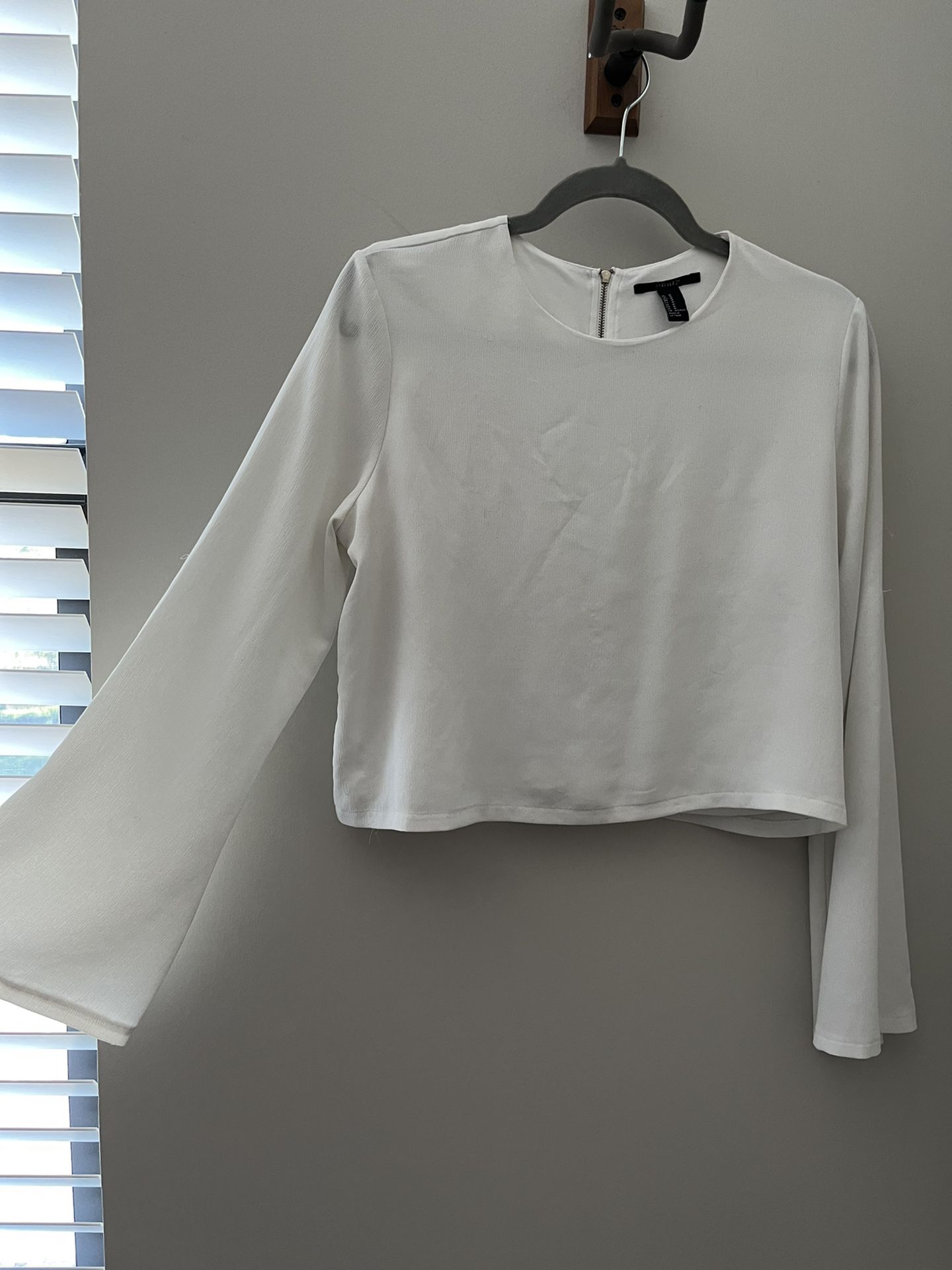 White Flowy Shirt