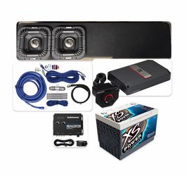 NEW POWERFUL REAL BASS PACKAGE KICKER AUDIO CHEVY SILVERADO GMC SIERRA CREW CABS 2014-up