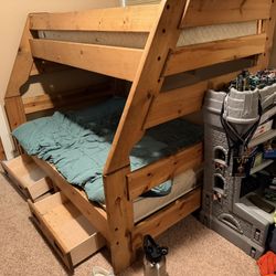 Wooden Bunk Bed